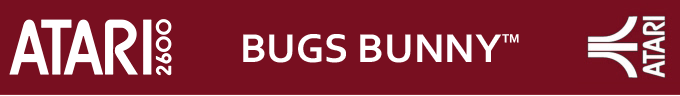 Bugs logo for Atari 2600